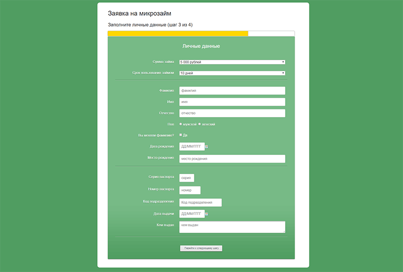 Главфинанс в Мытищах оформить микрокредит